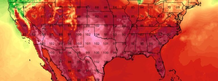 gfs 2m air temperature model 18z june 12 2022 f