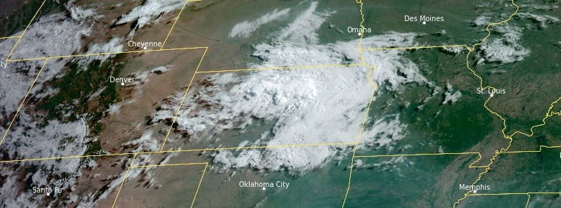 Supercell spawns multiple tornadoes in Kansas, U.S.