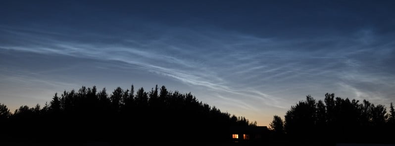 Noctilucent clouds outburst strongest in 15 years, NLCs seen as far south as Washington State and Oregon