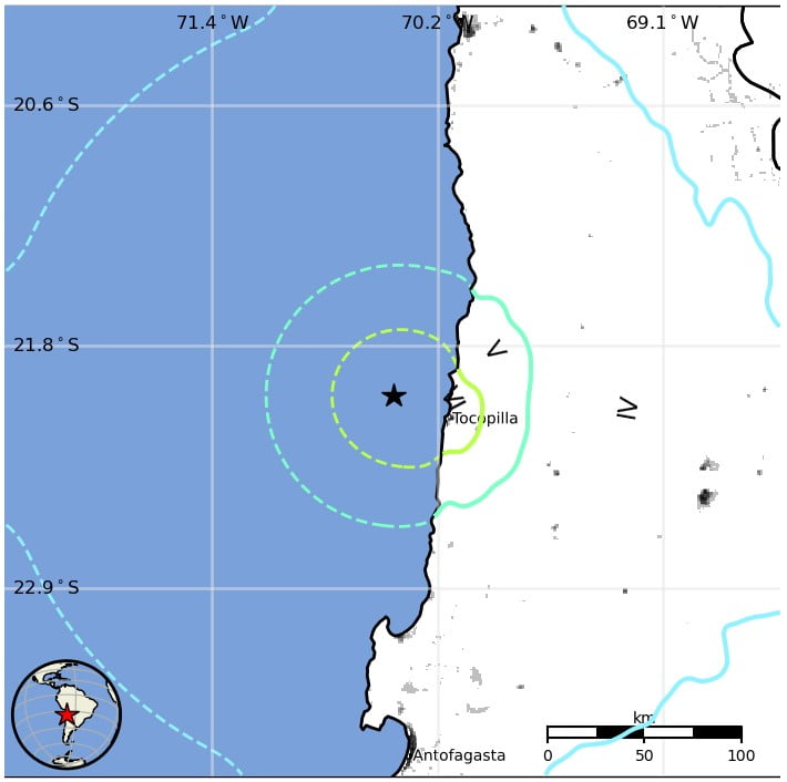 antofagasta chile earthquake july 28 2022 usgs epe