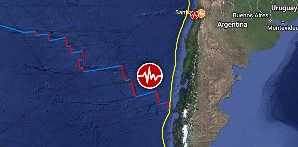 chile earthquake m6-4 july 15 2022 location map