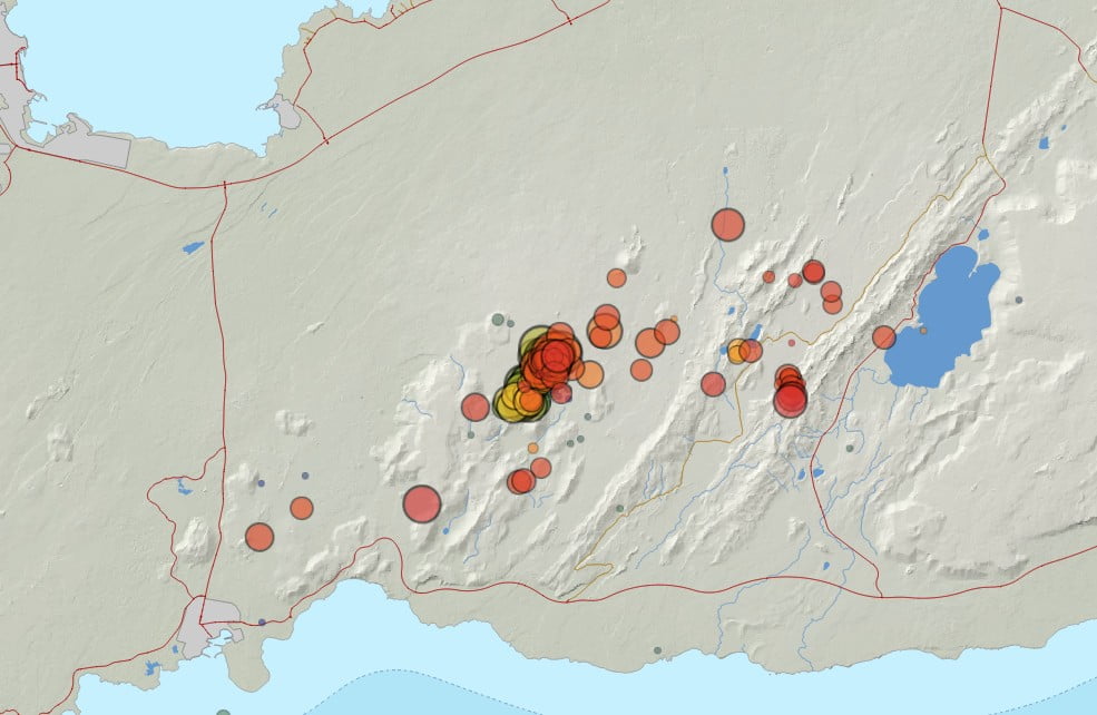 earthquake swarm reykjanes peninsula july 30 - 31 2022 bgz