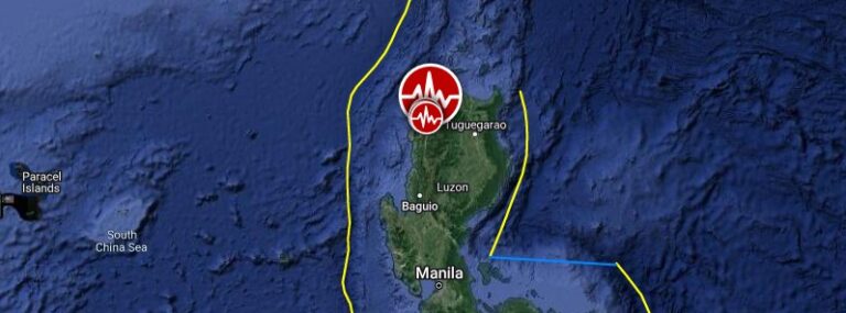 philippines earthquake july 27 2022 location map