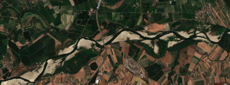 river po near cornale northern italy july 5 2022