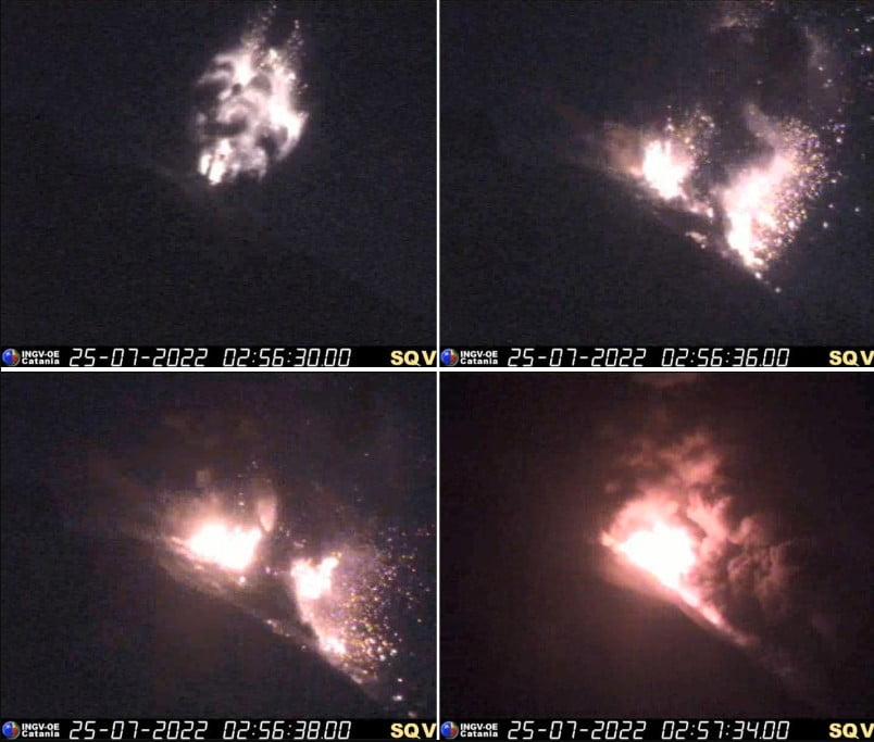 stromboli eruption july 25 2022 a