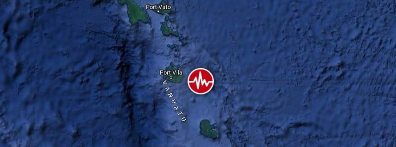 vanuatu earthquake july 11 2022 location map