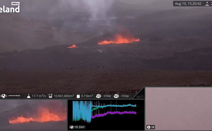LIVE: Iceland volcano and earthquake monitor