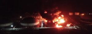Cuba still fighting massive blaze after lightning strikes Matanzas Supertanker Base
