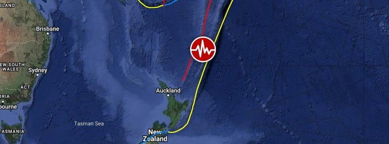 m6-4 earthquake south of kermadec islands august 14 2022 location map f