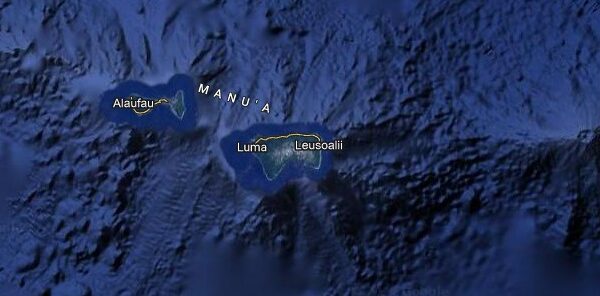manu'a islands american samoa map