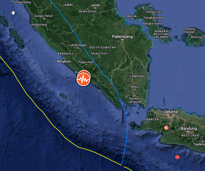 southern sumatra earthquake august 23 2022 location bg