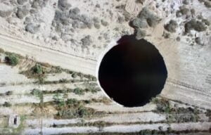 Massive sinkhole in Chile among the deepest in the world