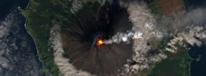 Eruption at Alaid volcano, Kuril Islands, Russia