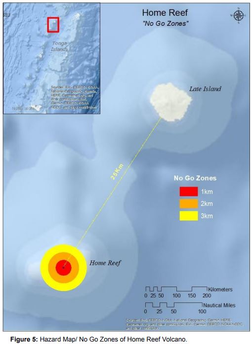 home reef volcano september 14 2022 hazard map