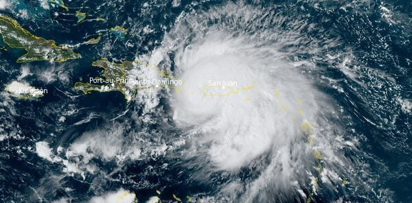 hurricane fiona 1910z puerto rico landfall september 18 2022 f