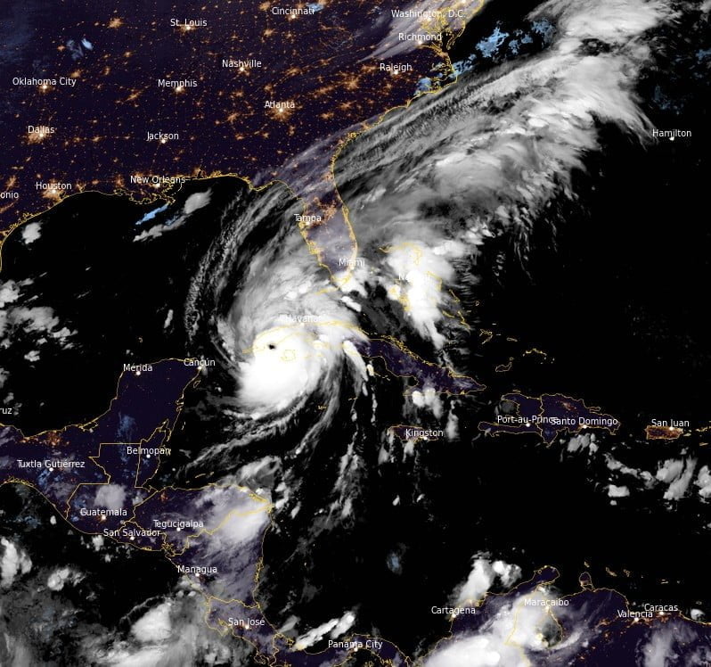hurricane ian at 0750z september 27 2022 bg