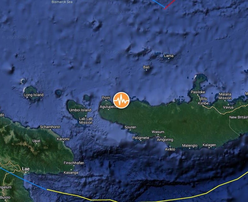 new britain papua new guinea m6-1 earthquake september 2 2022 bg2
