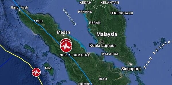north sumatra m6-0 earthquake september 30 2022 location map