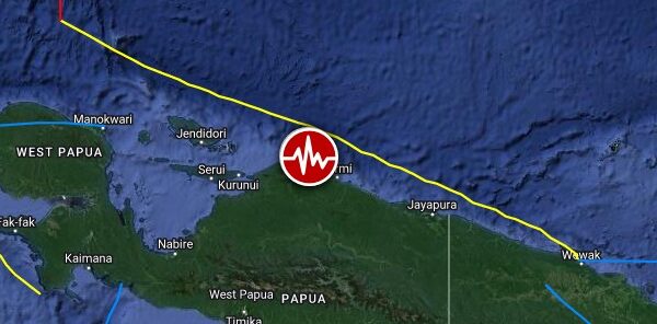 Two shallow M6.2 earthquakes hit Papua, Indonesia