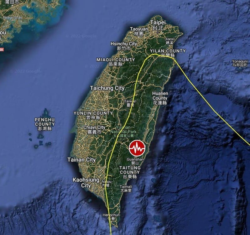 taiwan m6-6 earthquake september 17 2022 bg
