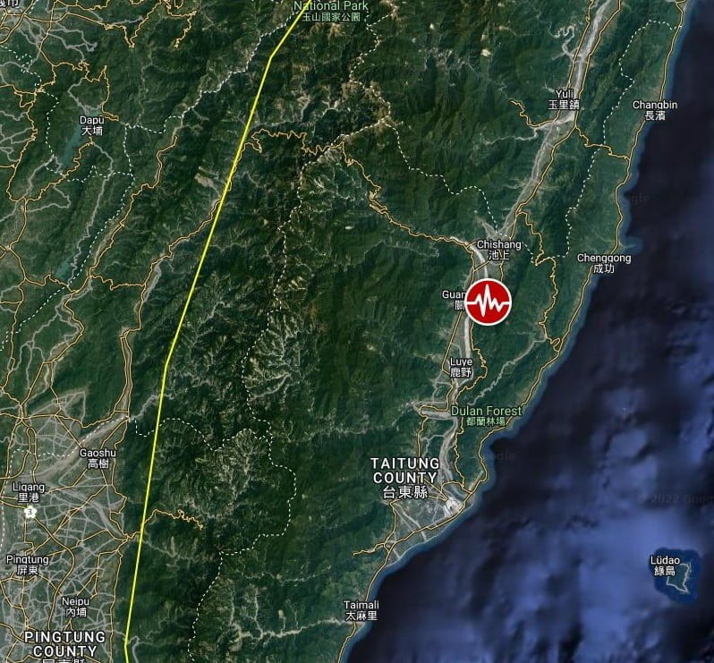 taiwan m6-6 earthquake september 17 2022 bg2
