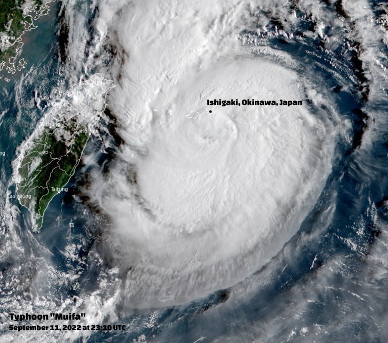 typhoon muifa at 2310z september 11 2022 bg