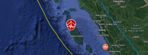Shallow M6.0 earthquake hits Mentawai Islands, West Sumatra, Indonesia
