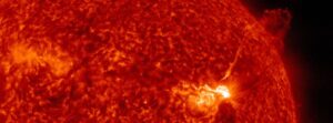 M8.7 solar flare erupts from AR 3110