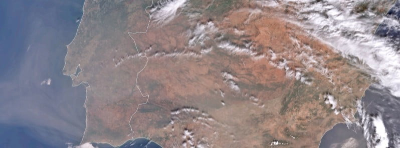 Iberian peninsula under a big Saharan dust cloud october 3 2022 f