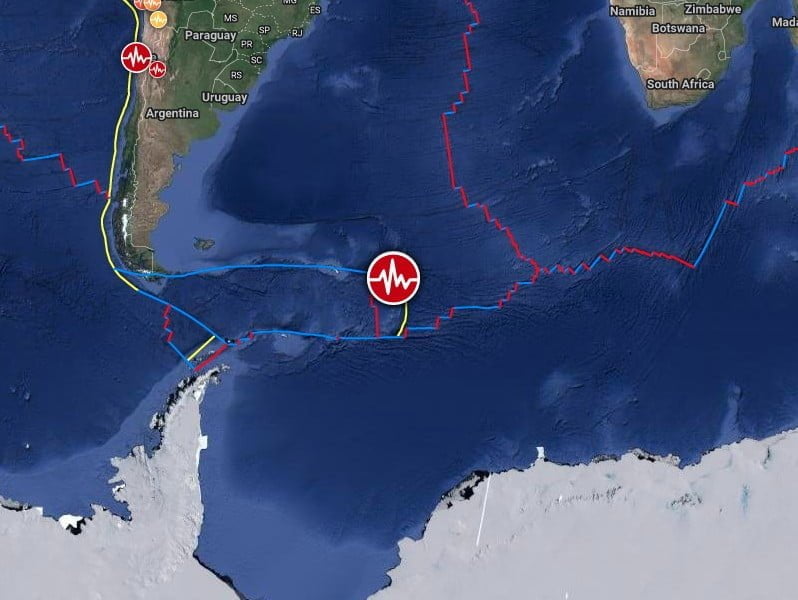 M6-3 earthquake october 25 2022 south sandwich islands bg