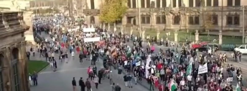 Mass demonstrations in Germany october 30 2022