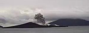 Renewed activity at Anak Krakatau volcano, Indonesia