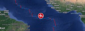 Shallow M6.2 earthquake hits the central Mid-Atlantic Ridge