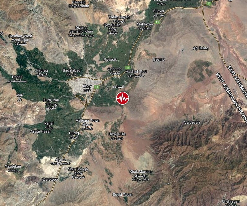 iran m5-6 earthquake october 5 2022 location map bgz