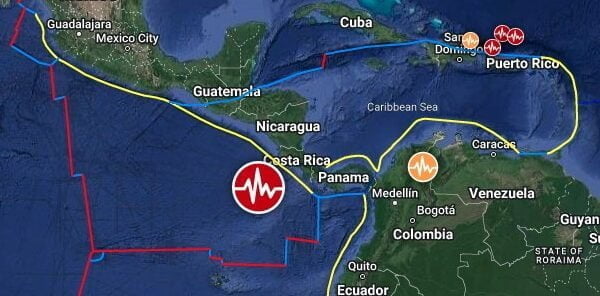 m6-3 earthquake off the coast of central america october 16 2022 location map f