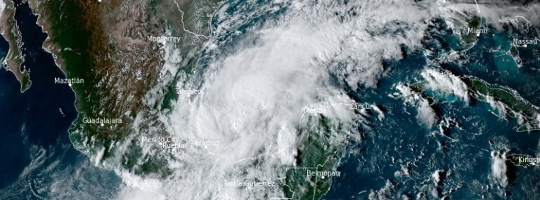 Tropical Storm "Karl" at 21:20 UTC on October 11, 2022