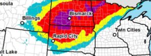 Major winter storm forecast to impact parts of the Northern Plains, U.S.