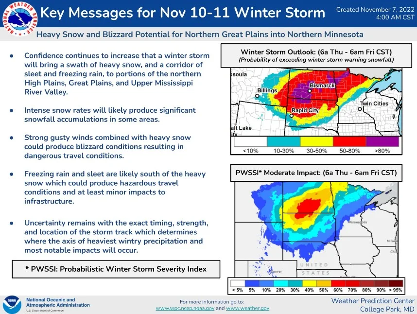 Major winter storm forecast to impact northern Plains and Minnesota