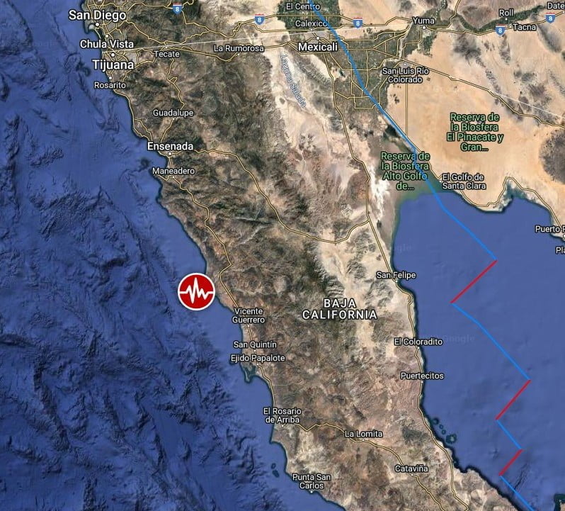 Shallow M6.2 earthquake hits Baja California, Mexico november 22 2022 bg