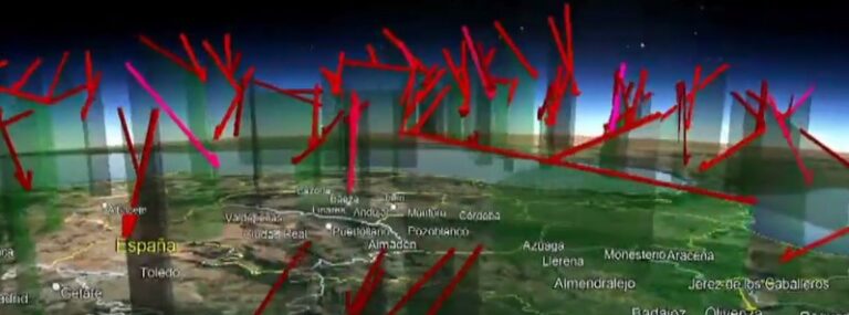 Trajectory of the main bolides recorded by the SWEMN network in 2022 from La Hita Observatory