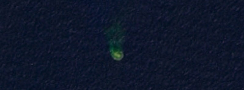 ahyi seamount submarine eruption november 27 2022 landsat-8 f