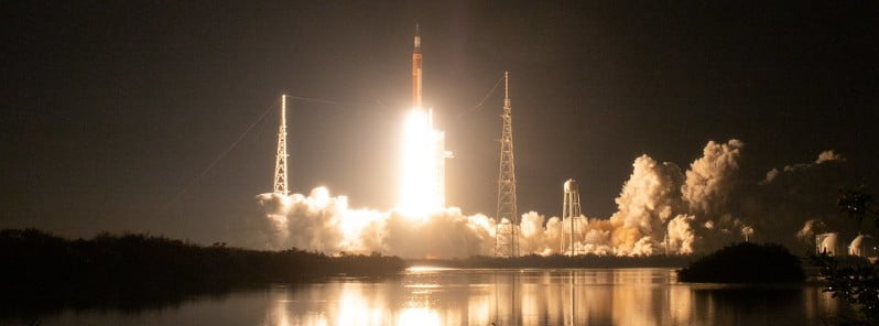 artemis 1 sls mega rocket launch november 16 2022 f