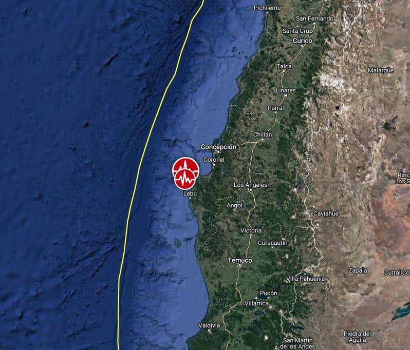 bio-bio chile earthquake november 13 2022 location map bg