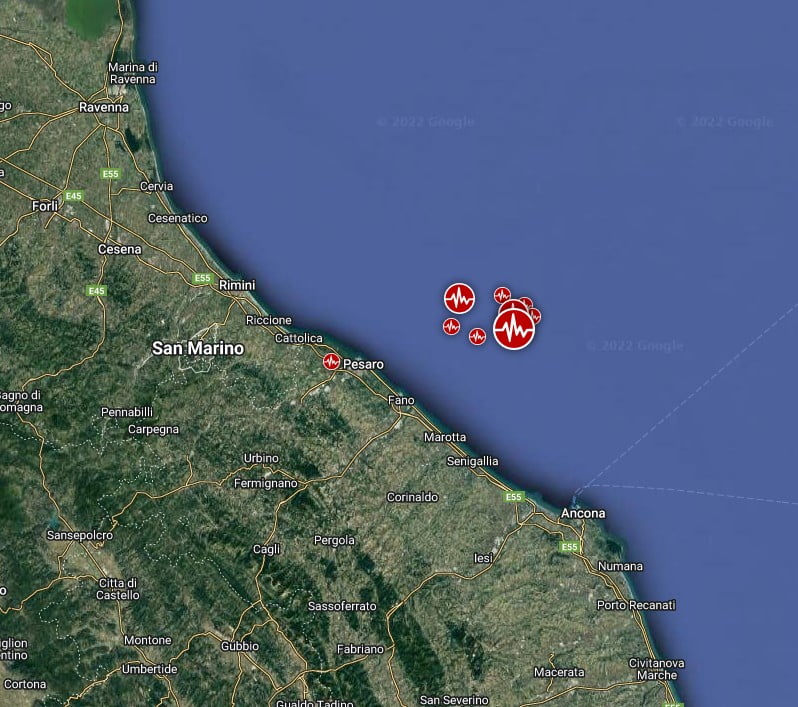 central italy earthquakes november 9 2022 location map bg