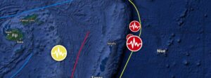 Deep M7.0 earthquake hits Fiji region