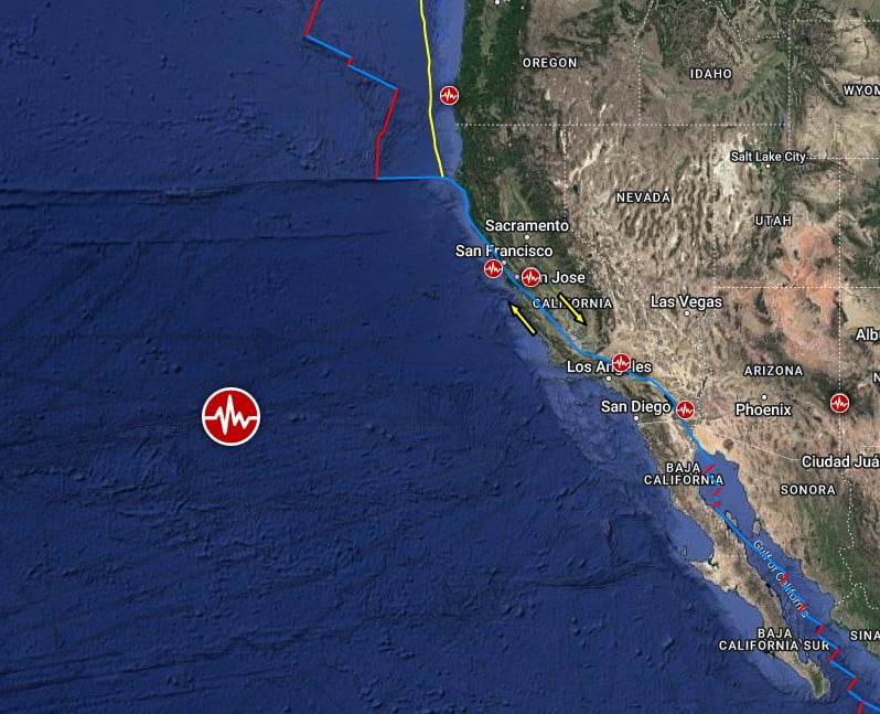 m6-0 earthquake north pacific ocean november 2 2022 bg