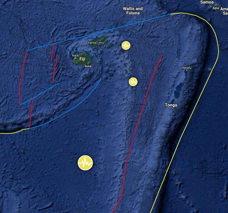 south of fiji islands earthquake november 14 2022 bg