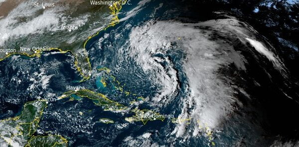 Subtropical Storm “Nicole” forecast to strengthen into a hurricane before reaching Florida, U.S.