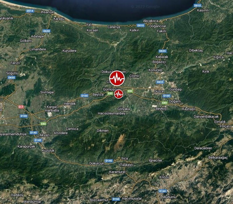 turkey m6-1 earthquake november 23 2022 location map