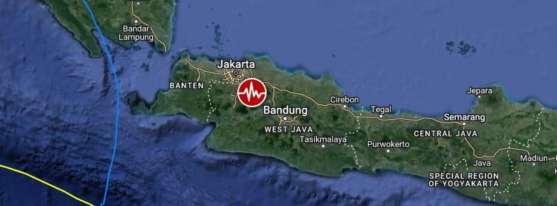 west java indonesia earthquake november 21 2022 location map